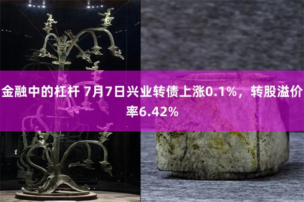 金融中的杠杆 7月7日兴业转债上涨0.1%，转股溢价率6.42%