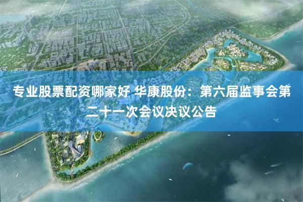专业股票配资哪家好 华康股份：第六届监事会第二十一次会议决议公告